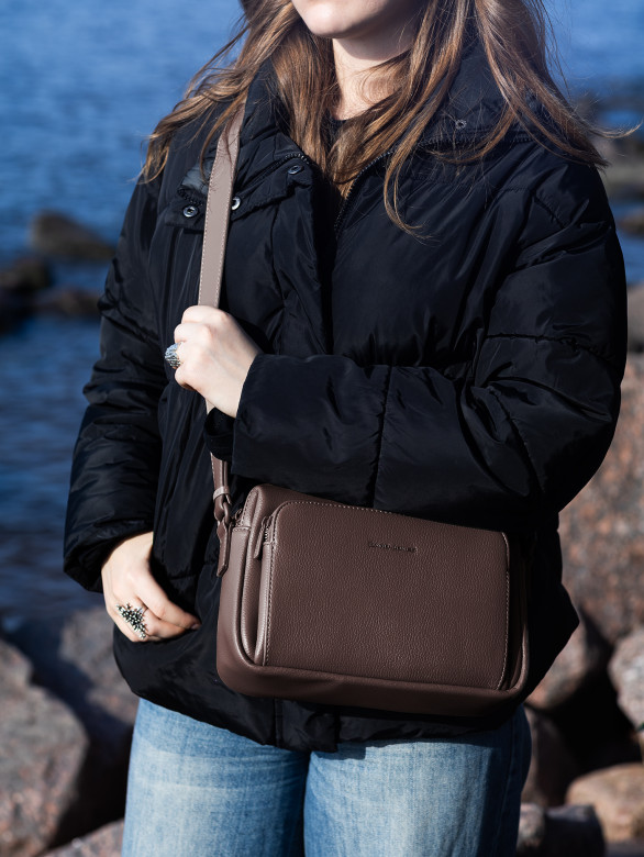 Сумка женская David Jones 7429-1 bitter chocolate