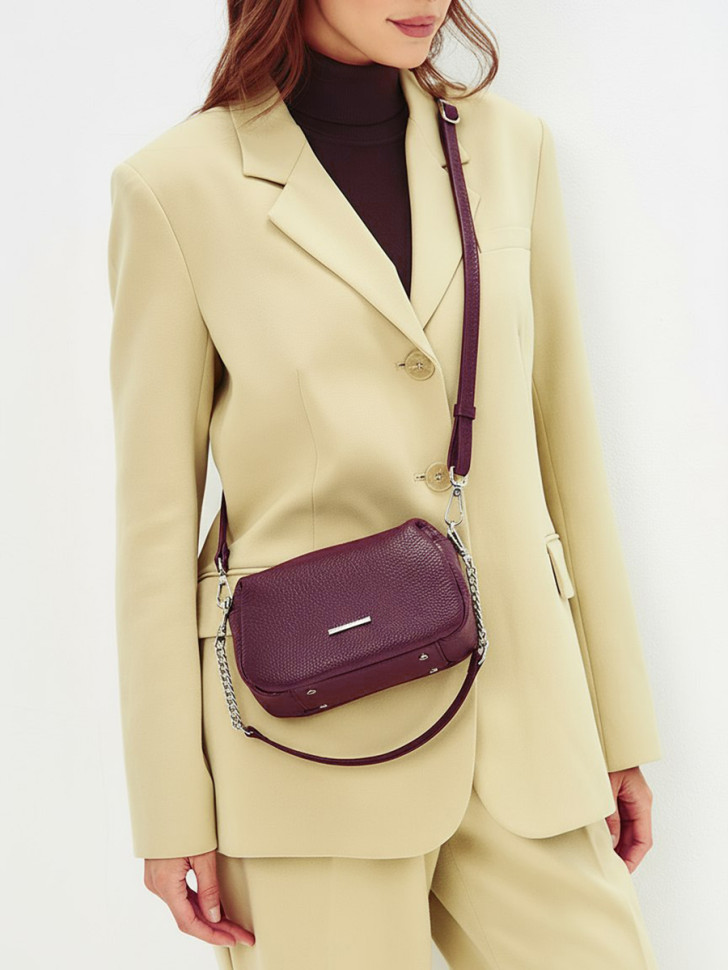 Сумка FIATO 2852 вителло бордо