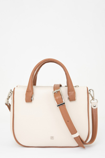 Сумка женская Protege, Ц-558 беж+кэмел фл. Сумка женская Protege, Ц-558 беж+кэмел фл.