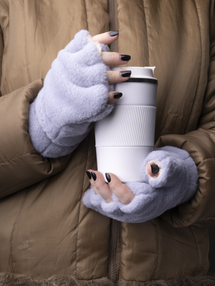 Перчатки женские Baggins митенки однотон в ассорт.