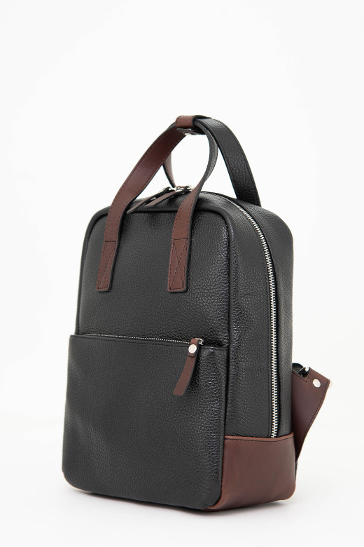 Рюкзак Protege Ц-564/2.64 черный флотер/коричневый пулл