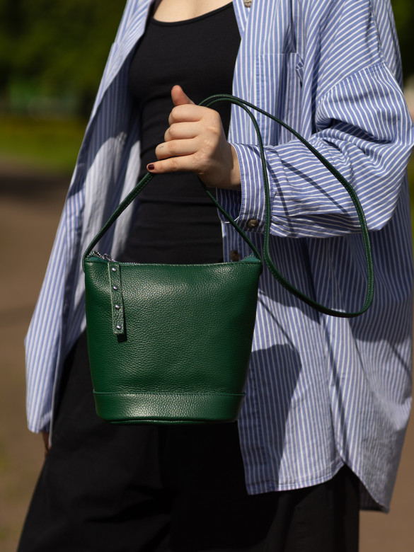 Сумка женская Baggins 5503 тёмно-зелёная