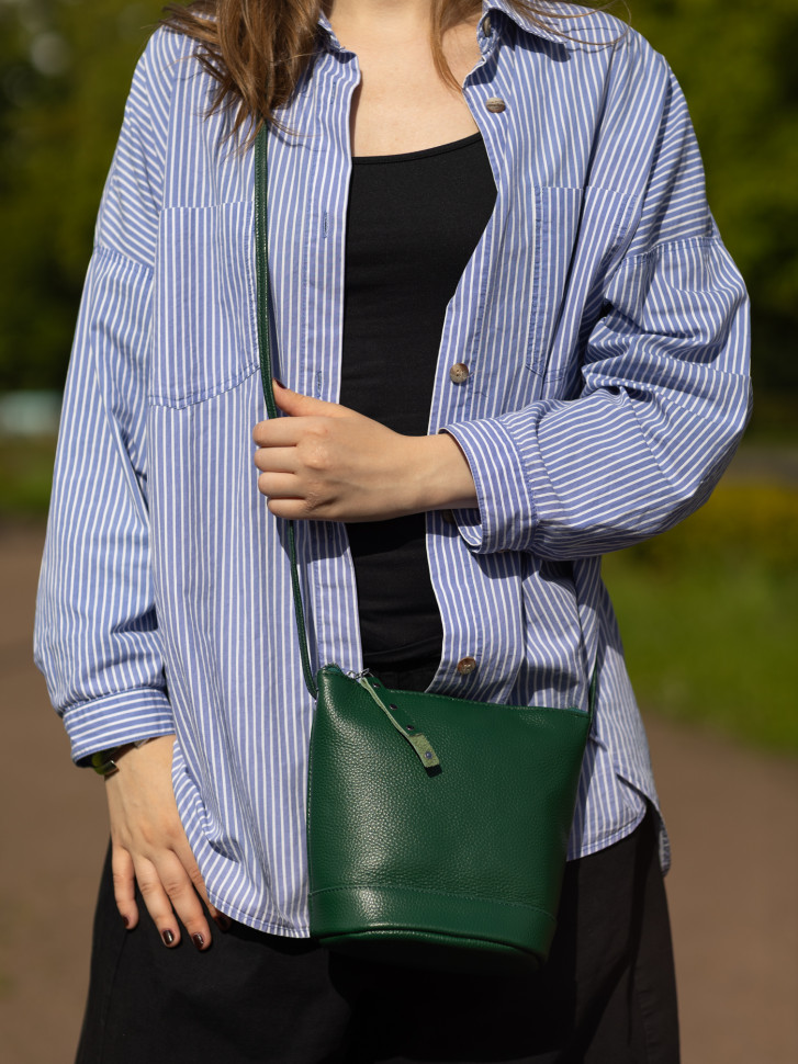 Сумка женская Baggins 5503 тёмно-зелёная Сумка женская Baggins 5503 тёмно-зелёная