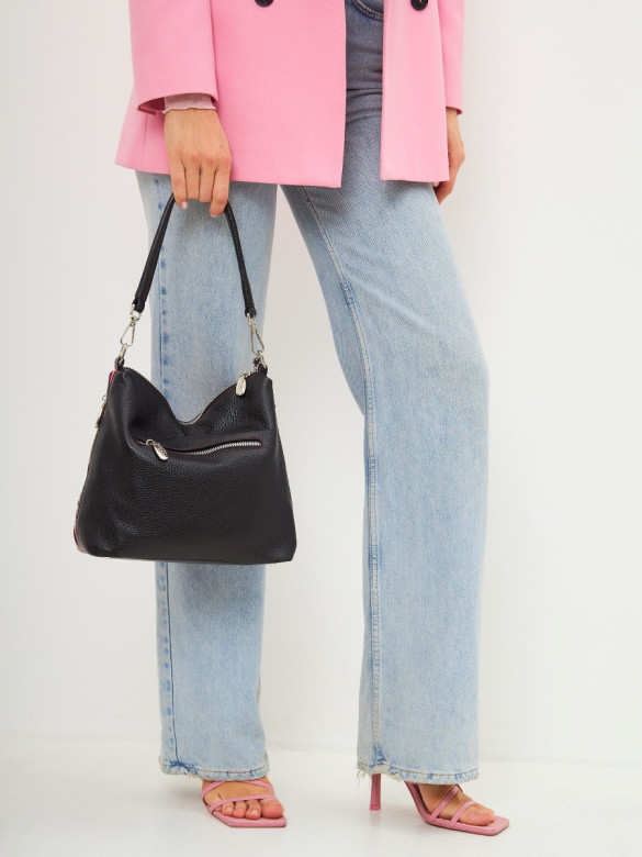 Сумка Curanni 2433 сан сет чёрная