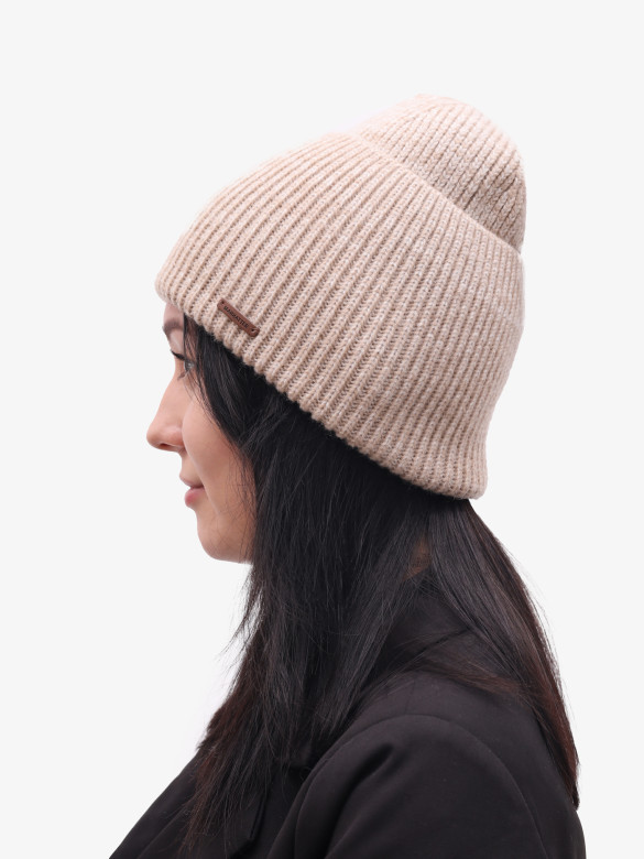 Шапка MARHATTER 12122 бежевая