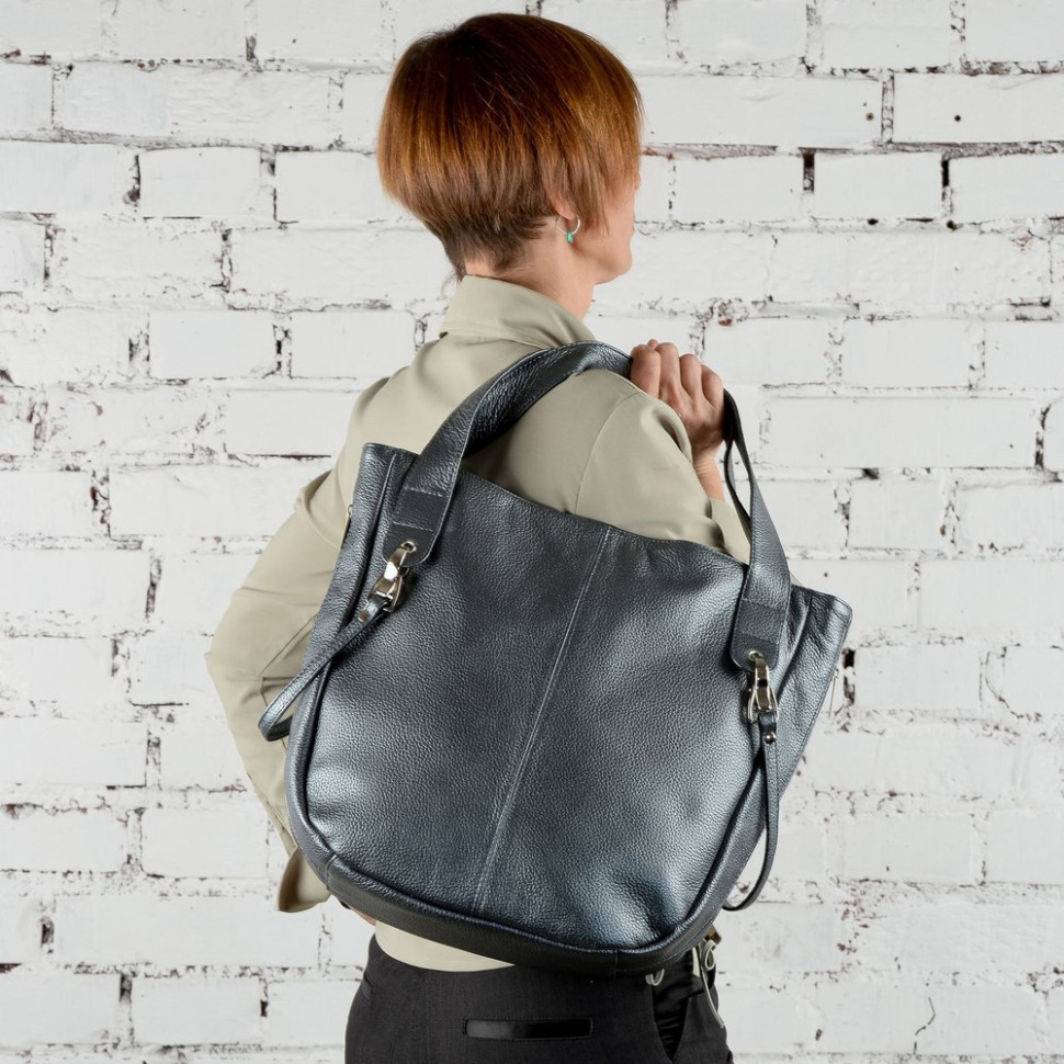 Сумка женская Модерато 248 серая Сумка женская Модерато 248 серая