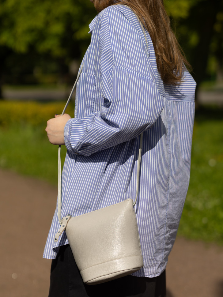 Сумка женская Baggins 5503 светло-серая Сумка женская Baggins 5503 светло-серая