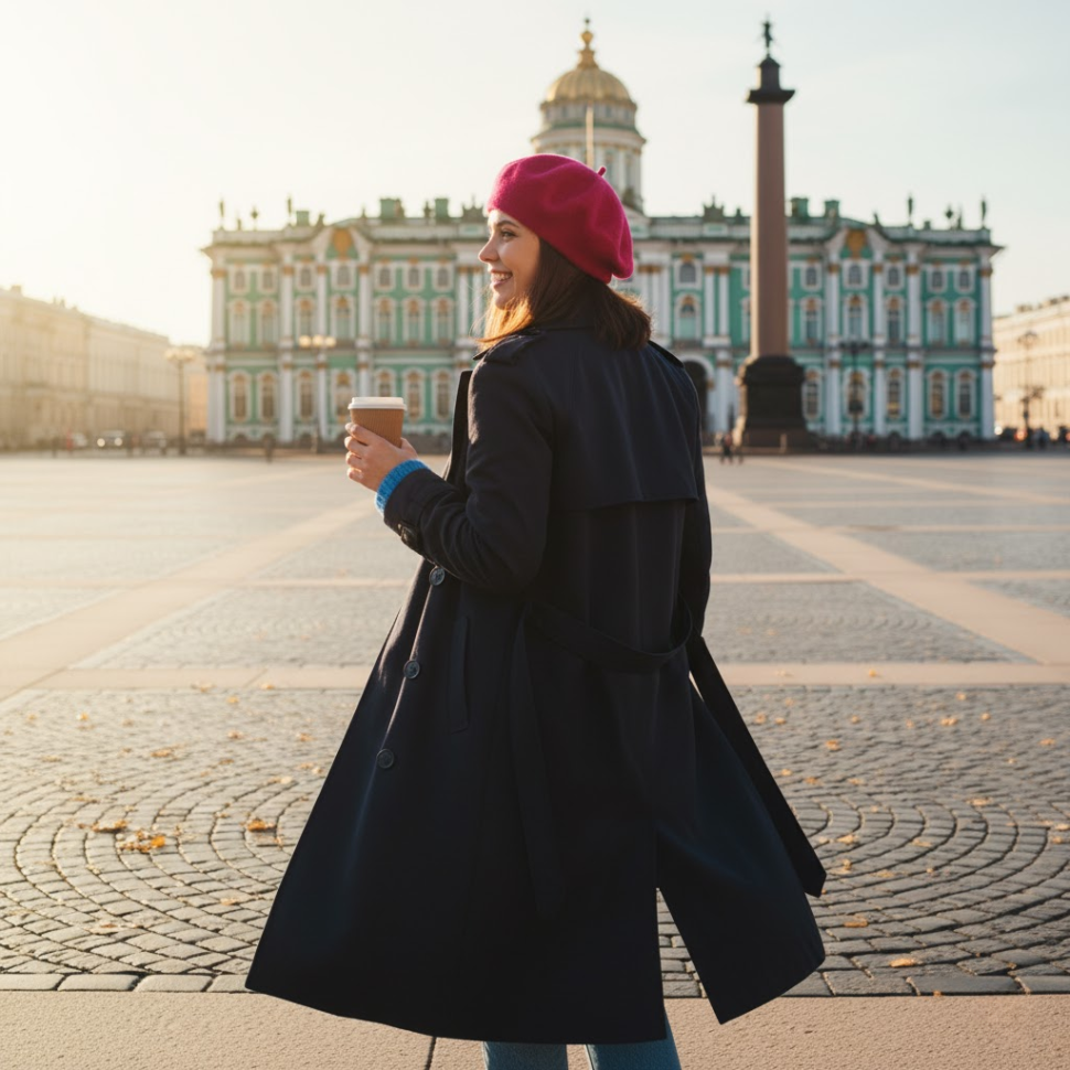 Берет женский Stigler, брусника