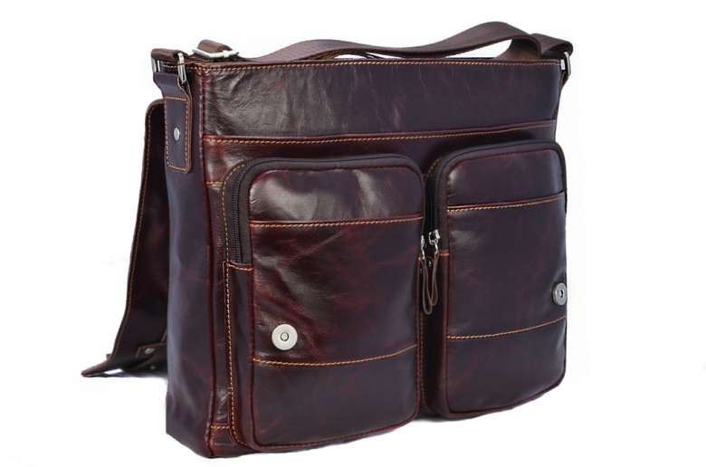 Сумка-планшет мужская XL Zolo, 1138-8 cognac