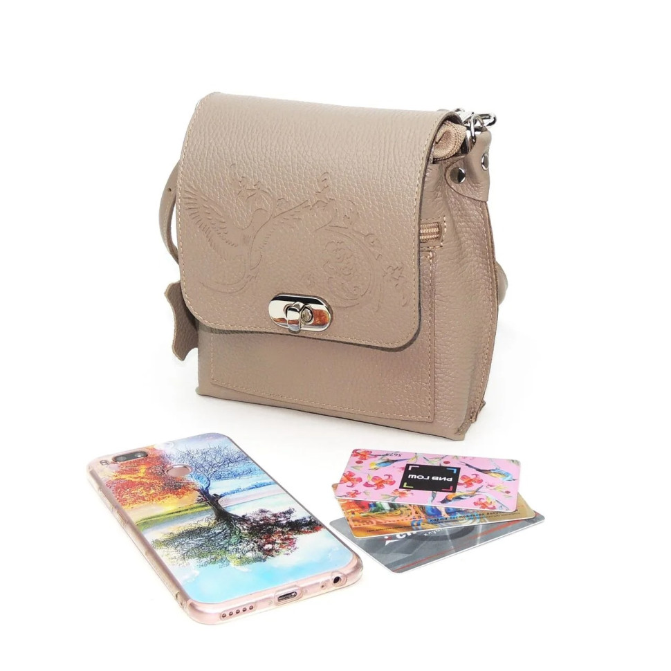 Сумка женская Natalia Kalinovskaya С76п.151 «Молли» капучино флотер Сумка женская Natalia Kalinovskaya С76п.151 «Молли» капучино флотер