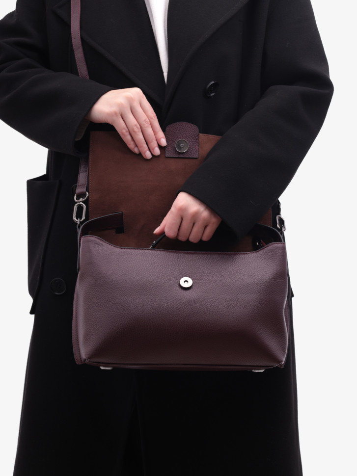 Сумка женская Karya 2447 бордо Сумка женская Karya 2447 бордо