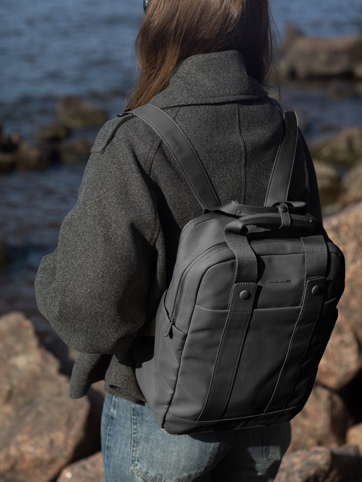 Рюкзак городской David Jones 7697 jet black Рюкзак городской David Jones 7697 jet black