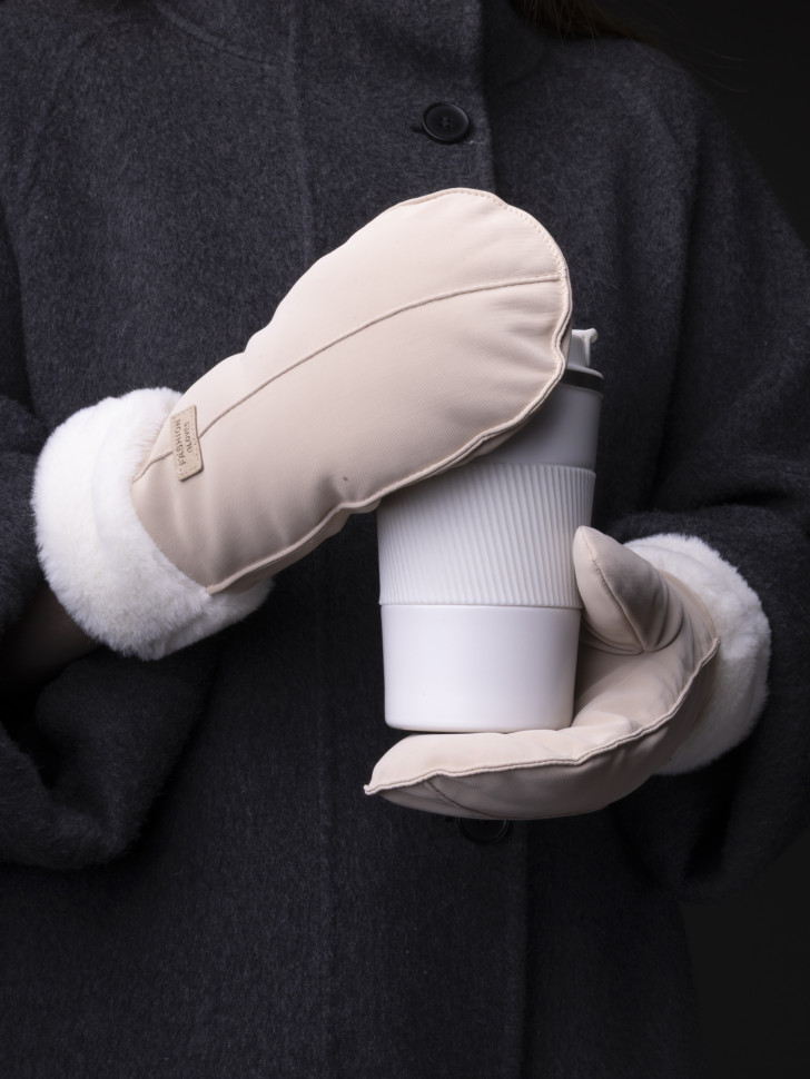 Варежки женские Baggins влагоотталкивающие бежевые