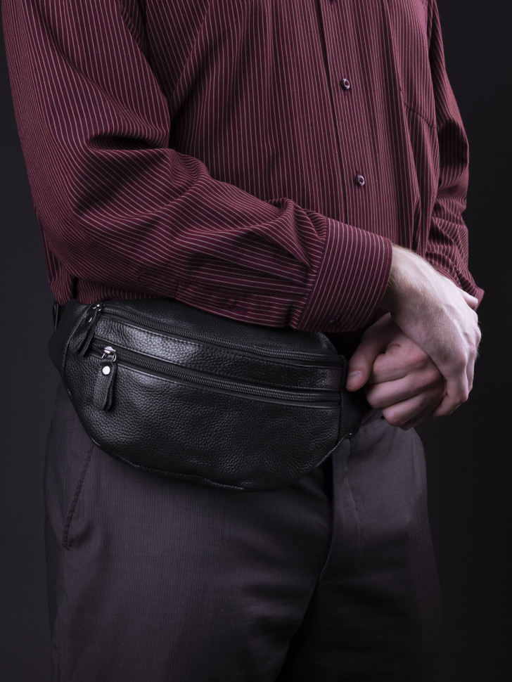 Сумка на пояс Baggins 018 черная