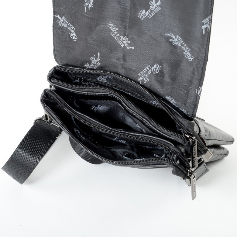 Сумка мужская Cheer Soul 6830 коричневая