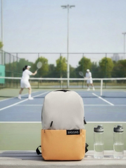 Рюкзак Baggins 621 серый/оранжевый Рюкзак Baggins 621 серый/оранжевый