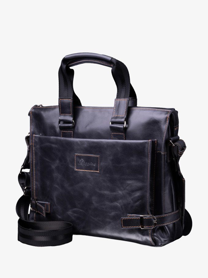 Сумка мужская Baggins 1015 графит(портфель) Сумка мужская Baggins 1015 графит(портфель)