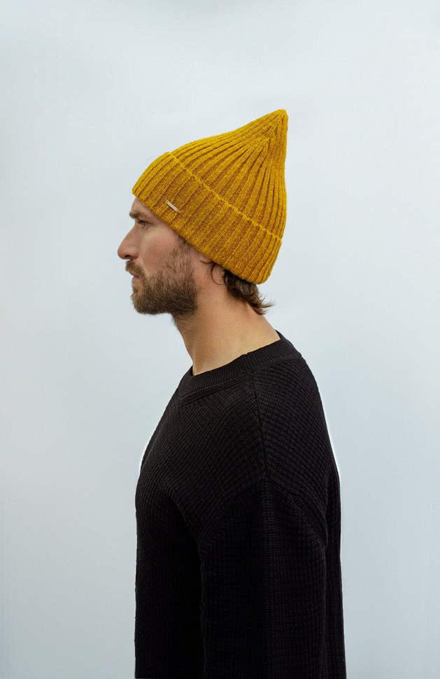 Мужская шапка 12870 MARHATTER горчица