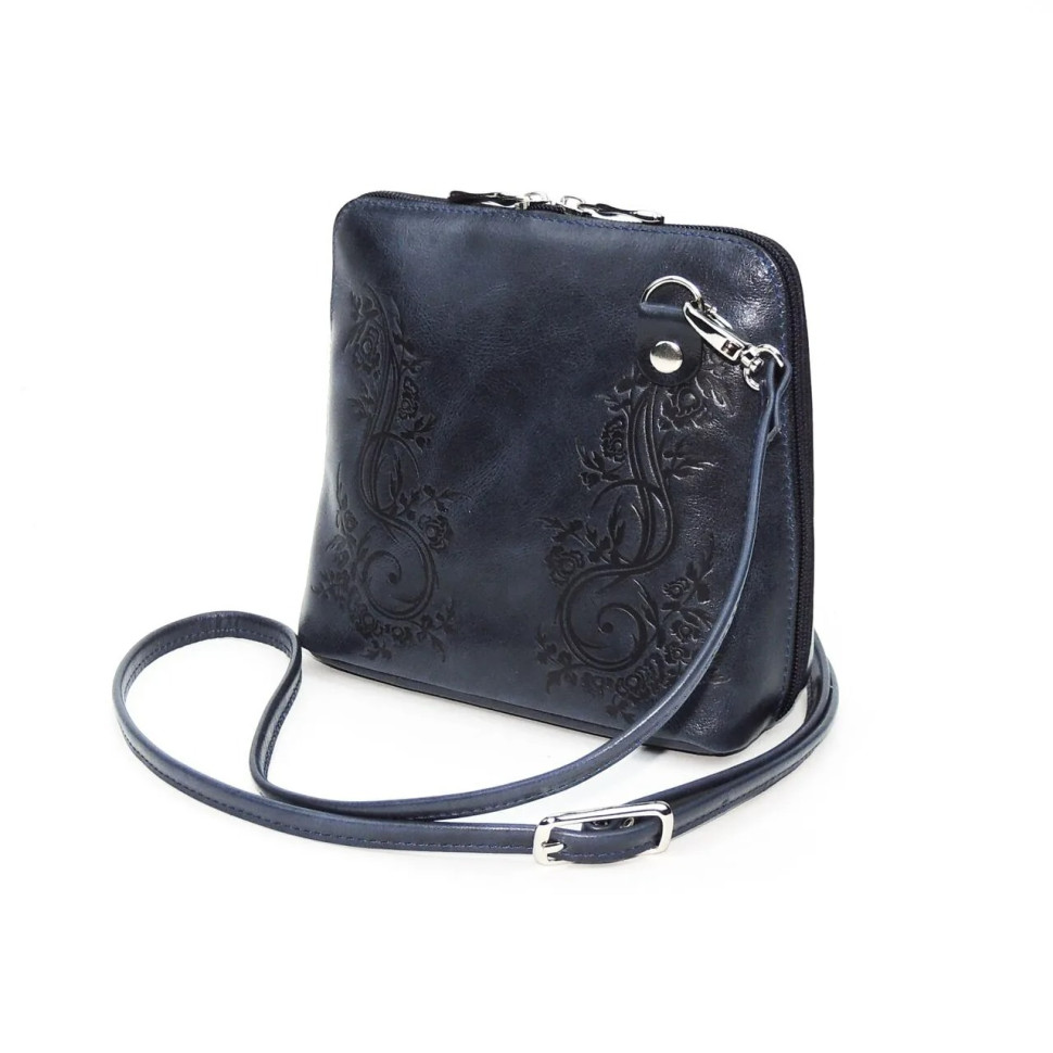 Сумка женская Natalia Kalinovskaya С 83т.661 «Уна» растение синяя Сумка женская Natalia Kalinovskaya С 83т.661 «Уна» растение синяя