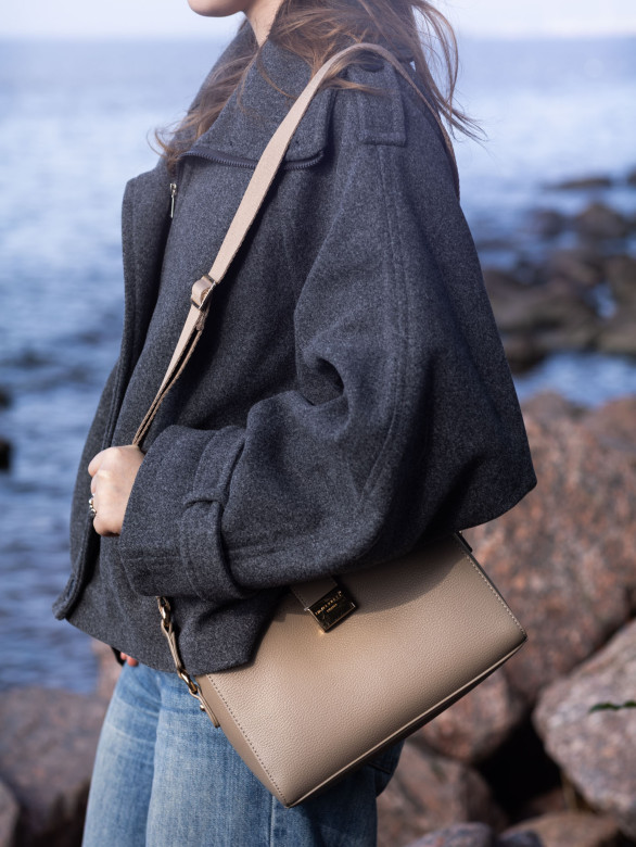 Сумка женская David Jones 7437-1 warm taupe