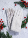 Перчатки женские Юйлин 7728 кремовые Перчатки женские Юйлин 7728 кремовые