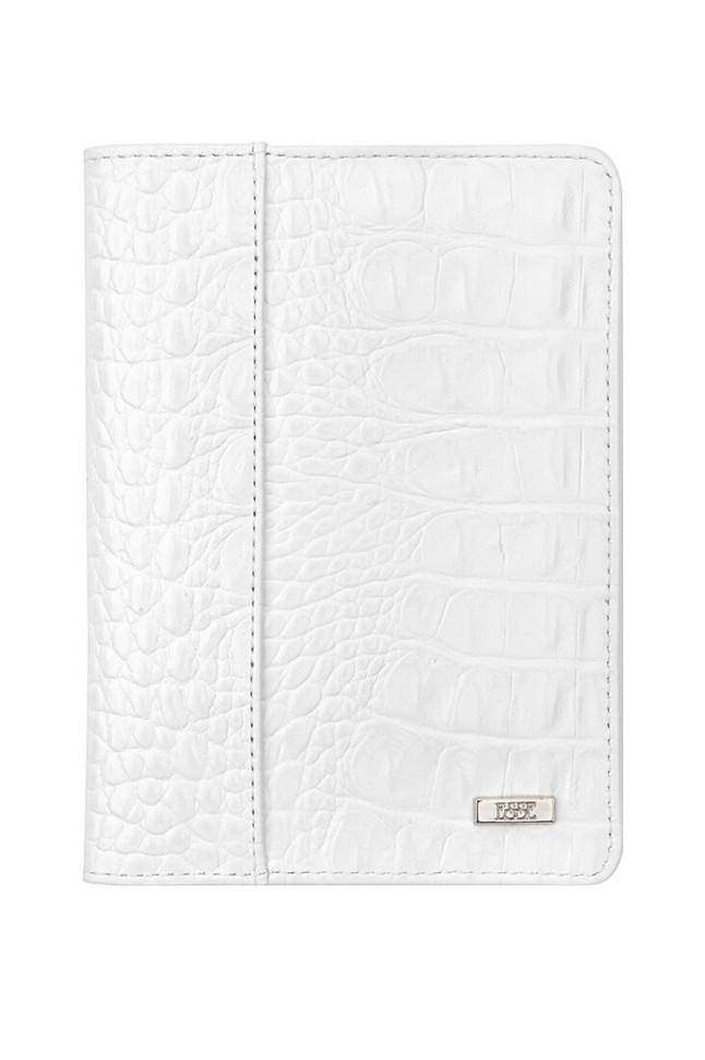 Обложка для паспорта 79222 PAGE КРИСТАЛЛ кайман белая