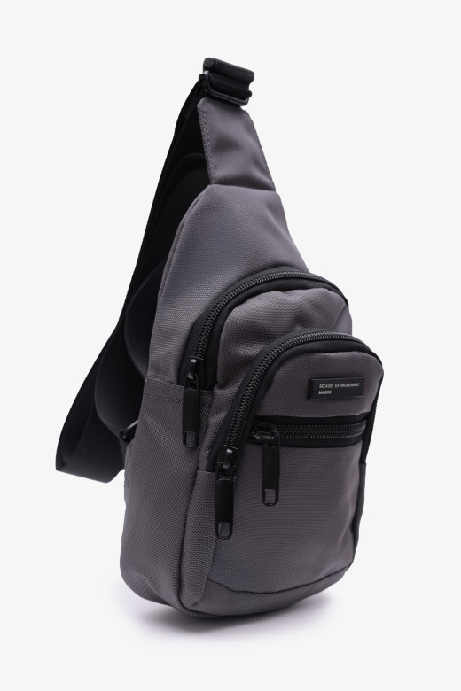 Рюкзак на одно плечо Baggins 6924 серый Рюкзак на одно плечо Baggins 6924 серый