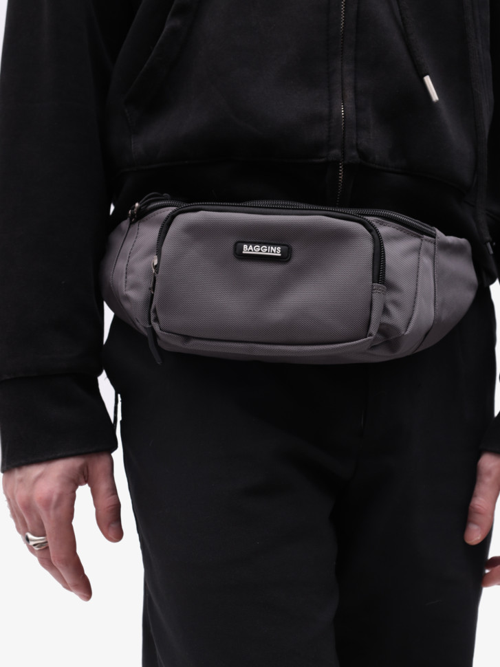 Сумка на пояс Baggins 35011 серая Сумка на пояс Baggins 35011 серая