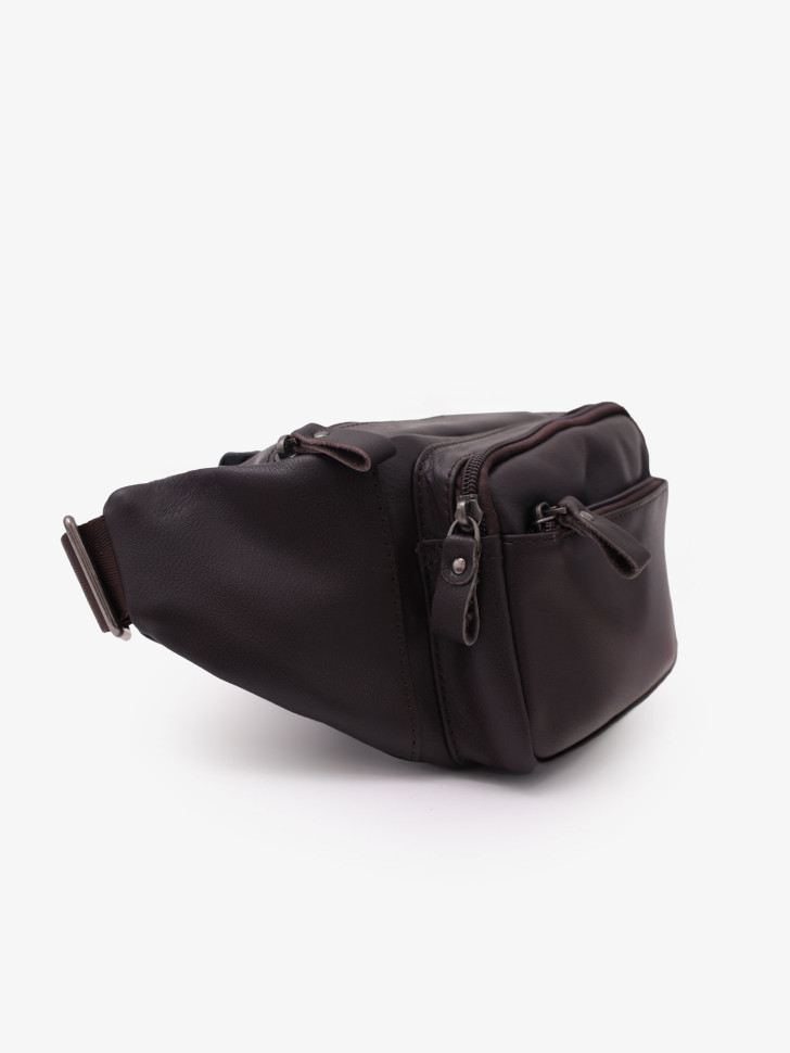 Сумка на пояс Baggins Б 0168 коричневая Сумка на пояс Baggins Б 0168 коричневая