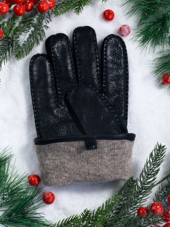 Перчатки мужсие HAVVS 0217 черные Перчатки мужсие HAVVS 0217 черные