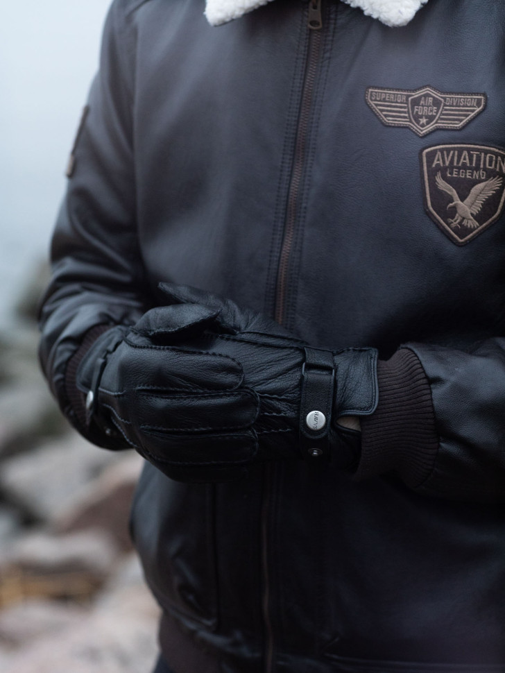 Перчатки мужсие HAVVS 0217 черные Перчатки мужсие HAVVS 0217 черные