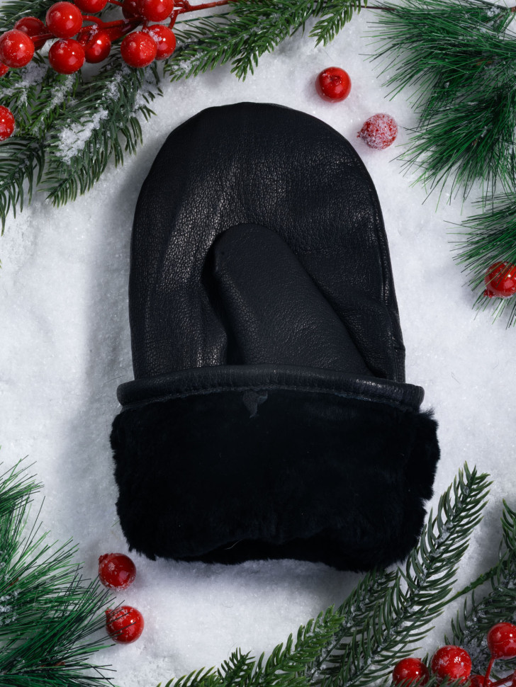 Варежки мужские Fascino 5542 черный Варежки мужские Fascino 5542 черный