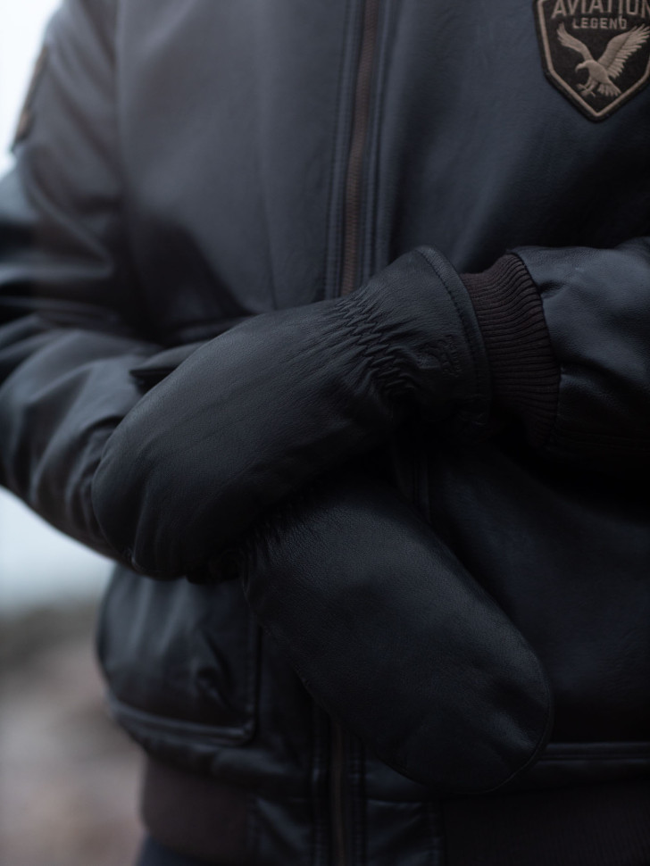 Варежки мужские Fascino 5542 черный Варежки мужские Fascino 5542 черный