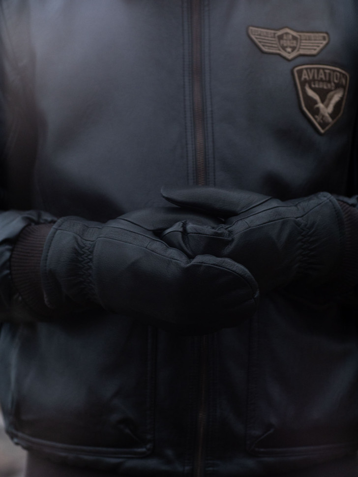 Варежки мужские Fascino 5542 черный Варежки мужские Fascino 5542 черный