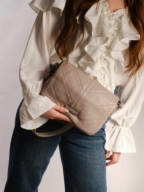 Сумка Runyi 7028 l.grey