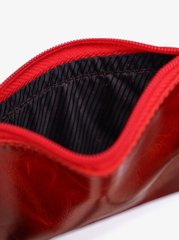 Картхолдер-монетница П-801-1930 красный Картхолдер-монетница П-801-1930 красный