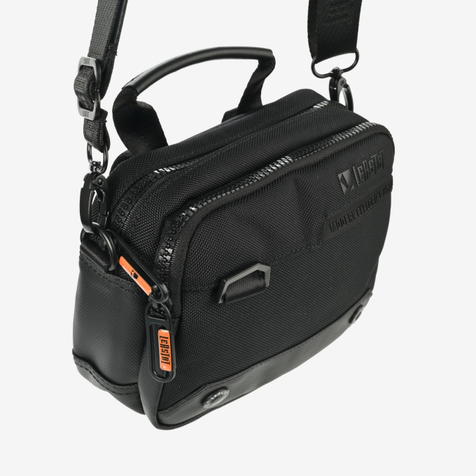 Сумка мужская Leastat L 9008 чёрная Сумка мужская Leastat L 9008 чёрная
