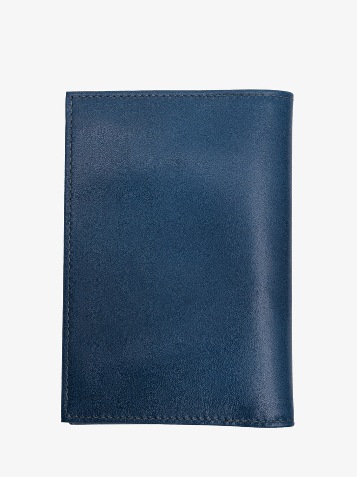 Обложка для паспорта ОП-104ft-1100/107 синий