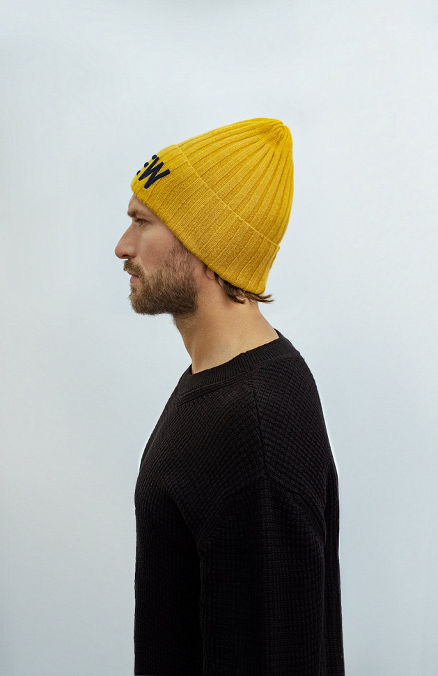 Мужская шапка 12748 MARHATTER жёлтый
