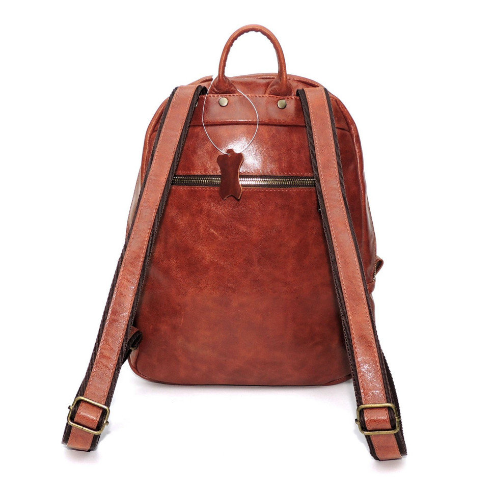 Рюкзак женский Natalia Kalinovskaya, Р43-602 «Като» рыжий/коричневый
