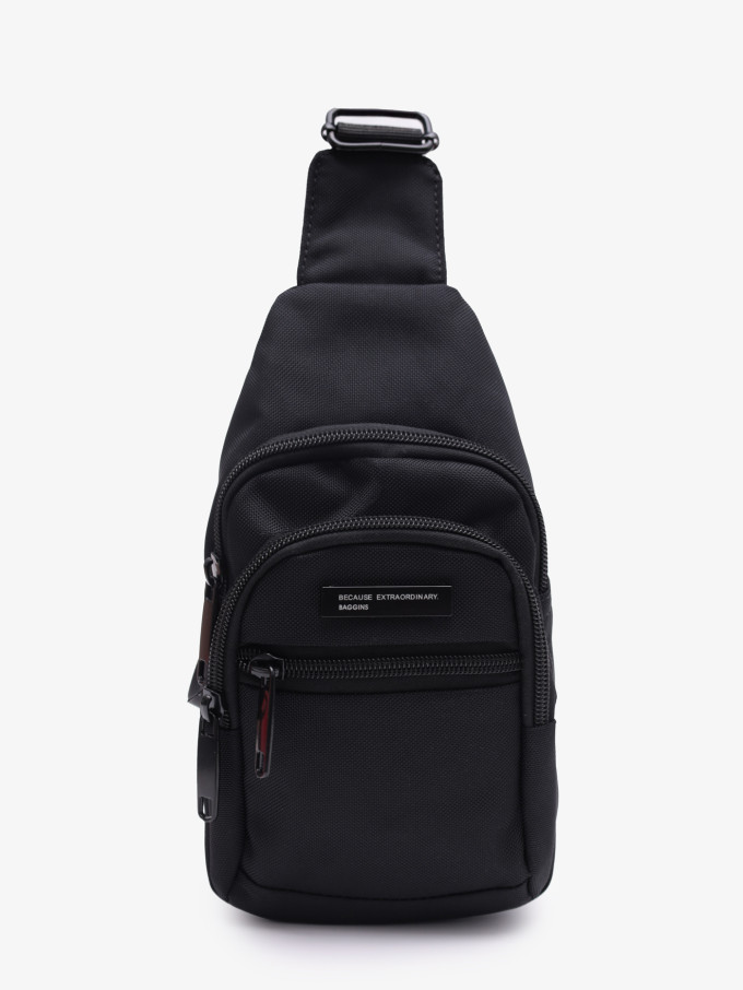 Рюкзак на одно плечо Baggins 6924 чёрный Рюкзак на одно плечо Baggins 6924 чёрный