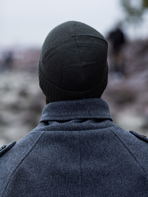 Мужская шапка-бини 2903 MARHATTER полынь