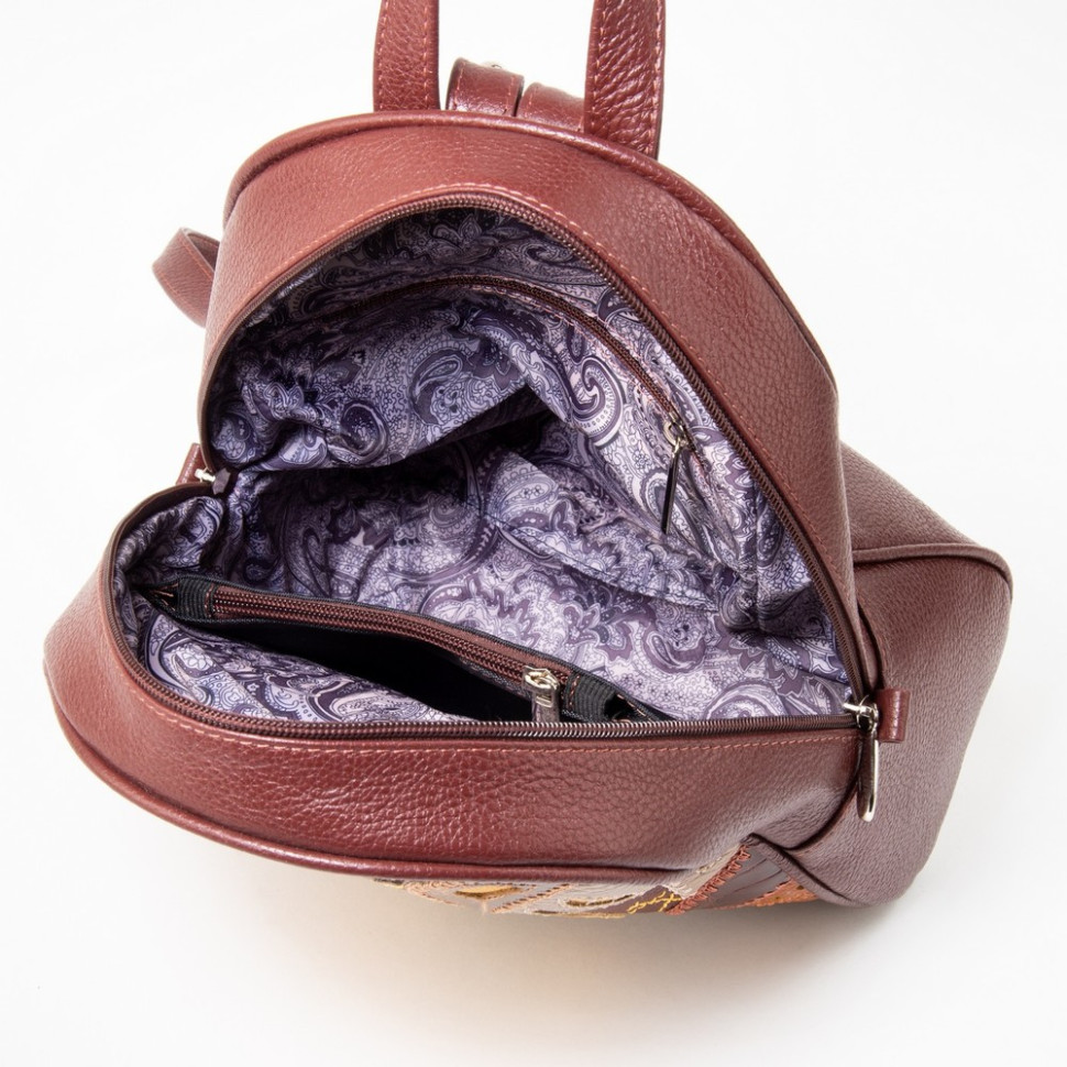 Кожаный рюкзак Protege, 348-181 "Техно" синий флотер Кожаный рюкзак Protege, 348-181 "Техно" синий флотер