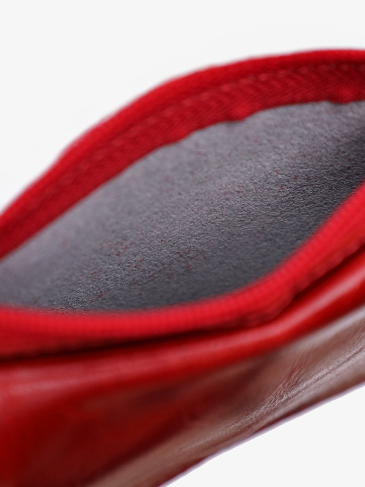 Картхолдер-монетница П-801ft-1930/007 красный Картхолдер-монетница П-801ft-1930/007 красный