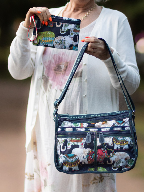 Сумка Minigirl 191 слон тёмно-синяя