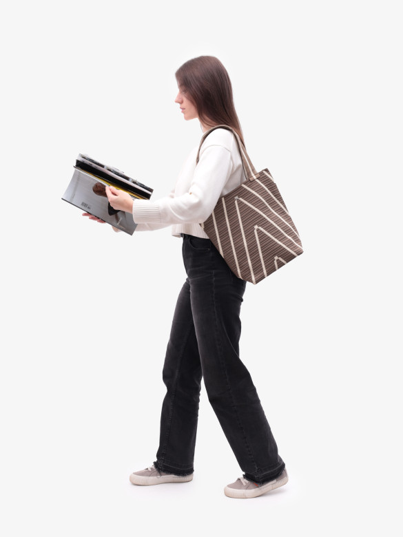 Шоппер Triangle коричневый