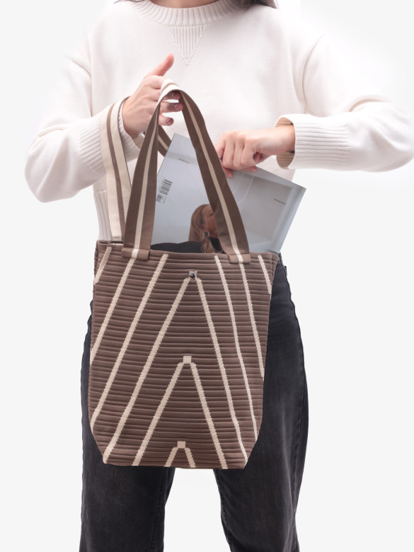 Шоппер Triangle коричневый