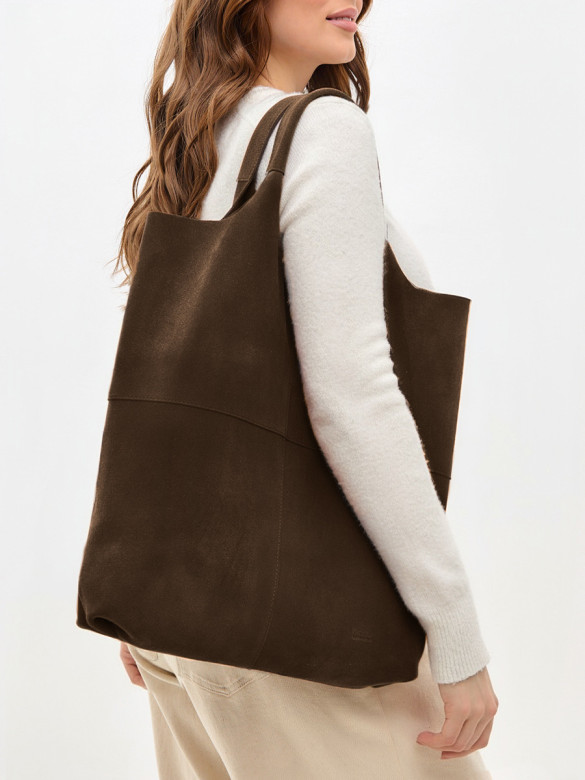 Сумка FIATO 2653С замша шоколад