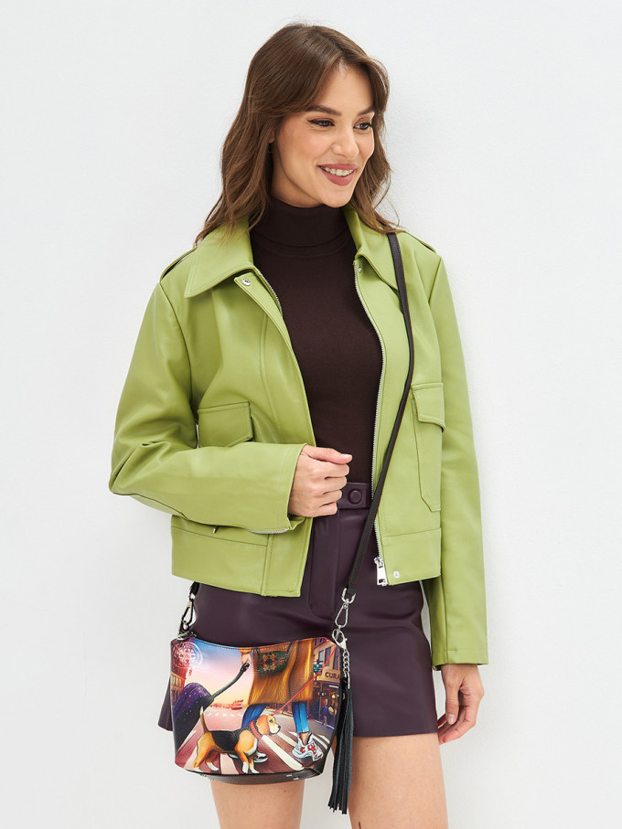 Сумка Curanni 2420 сан сет чёрная Сумка Curanni 2420 сан сет чёрная