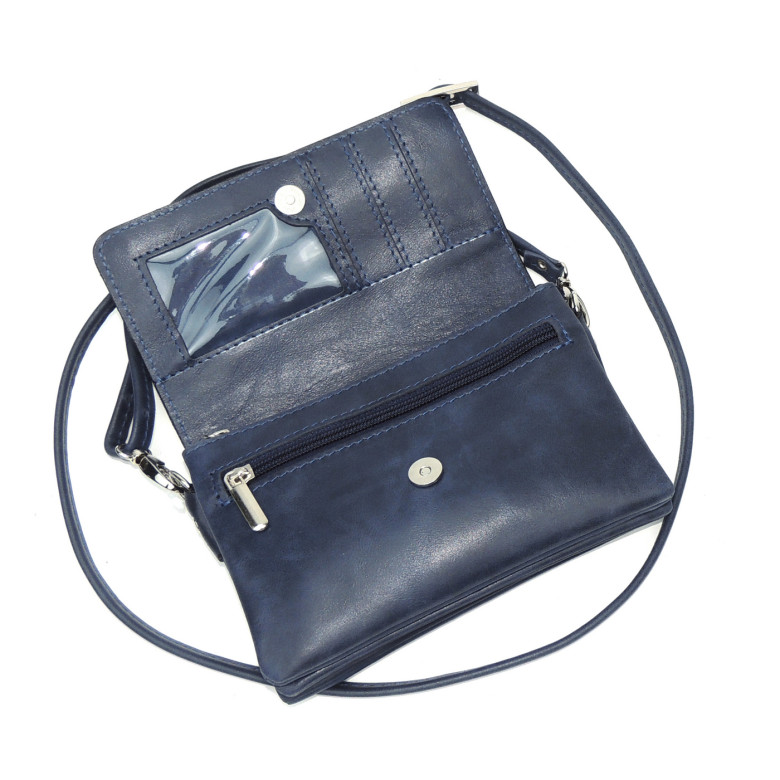 Женская сумочка кошелёк Natalia Kalinovskaya С53т «Колибри» синяя